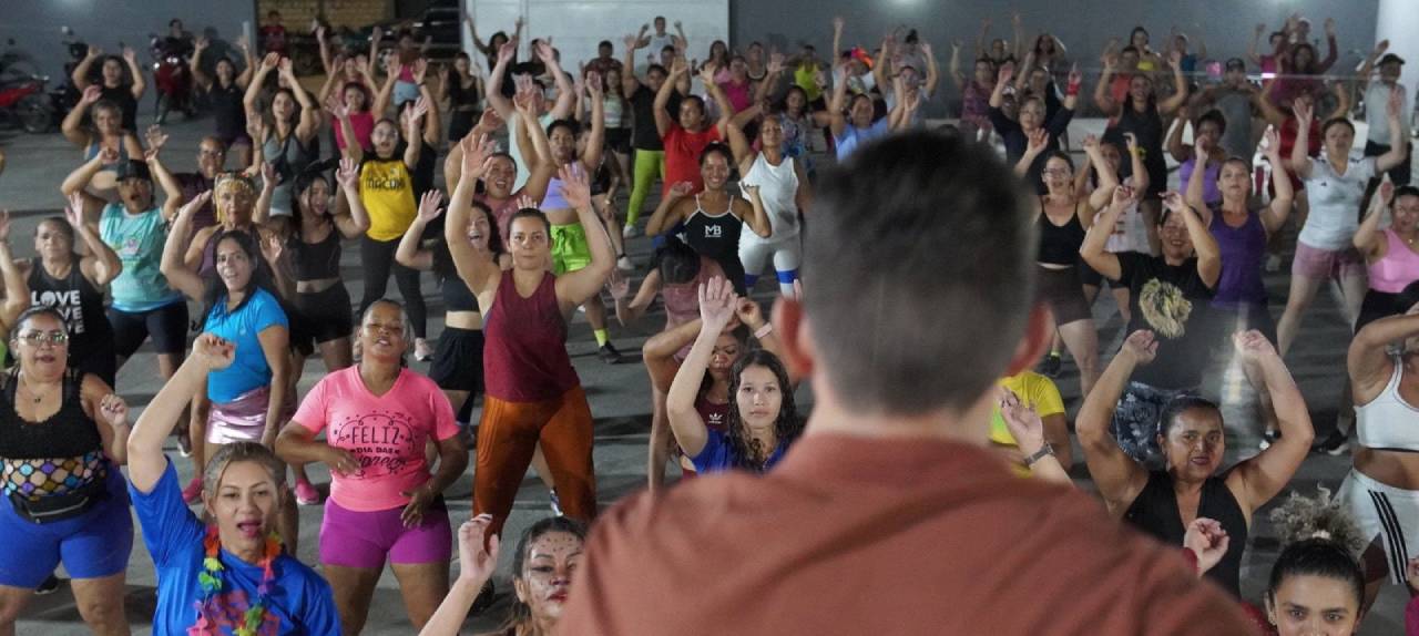 ‘AFTER’ DE CARNAVAL  CCJuv leva alegria e diversão com aulão de zumba no Senador Hélio Campos